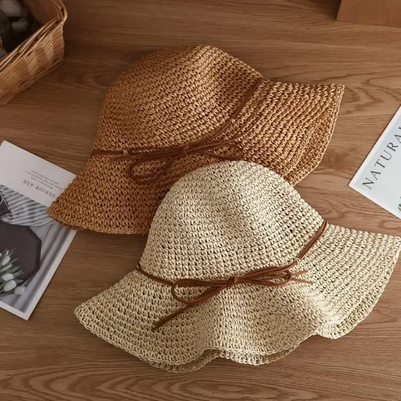 Chapeau de plage crochet