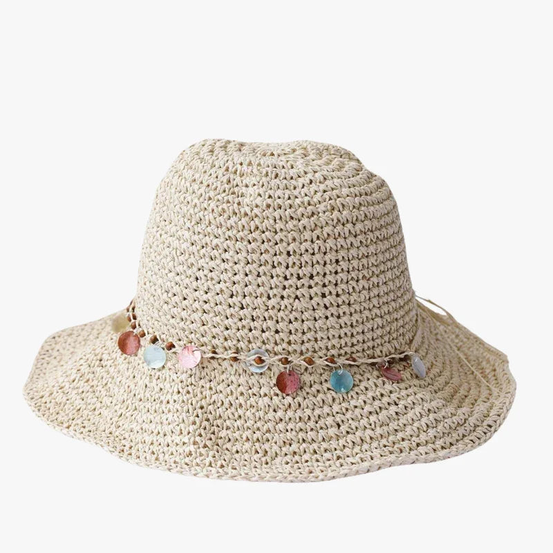 Chapeau de plage en paille