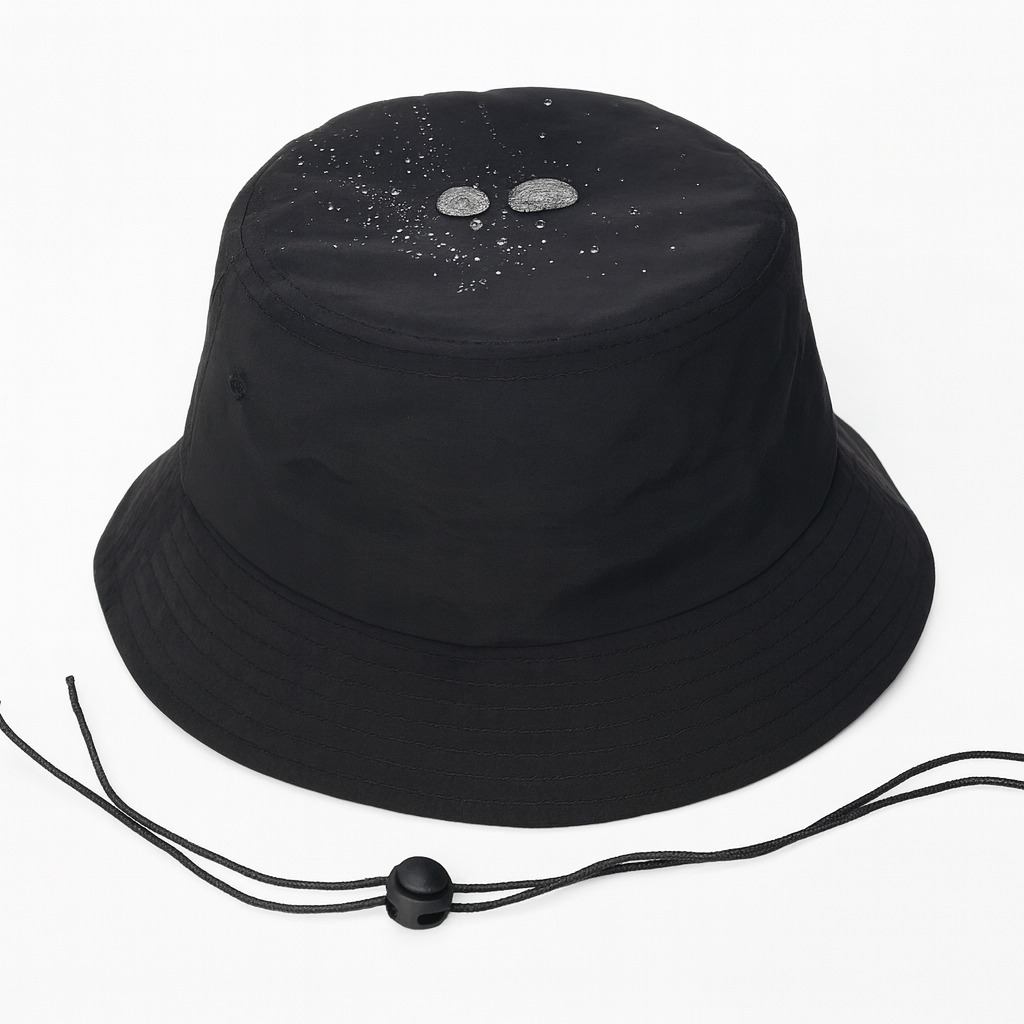 chapeau de pluie noir / 56cm