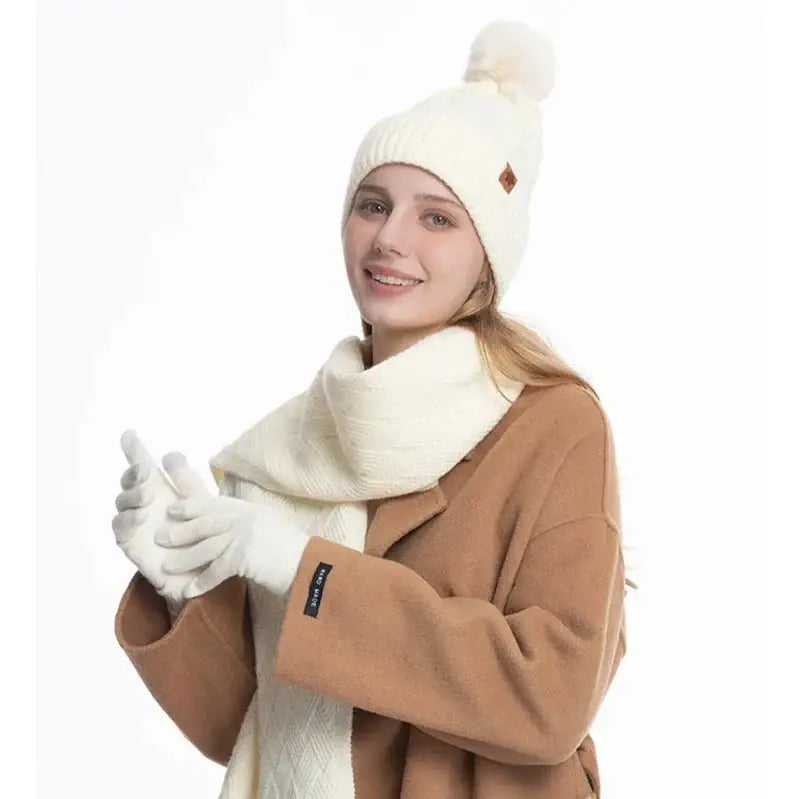 Ensemble bonnet écharpe femme chic