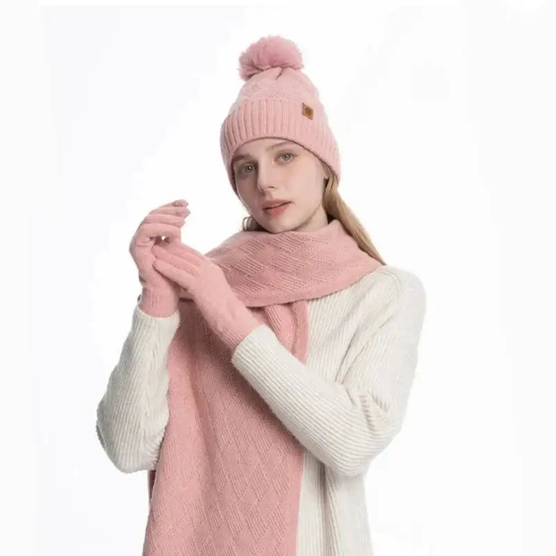 Ensemble bonnet écharpe femme chic