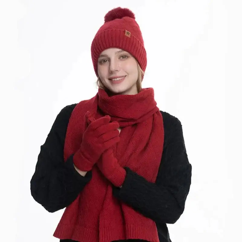 Ensemble bonnet écharpe femme chic