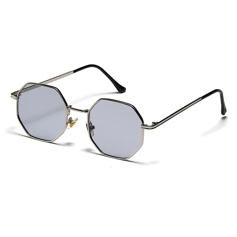 Lunette de soleil tendance homme noir gris