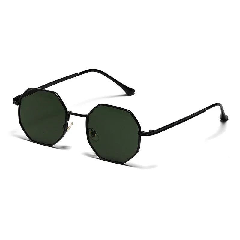 Lunette de soleil tendance homme noir vert