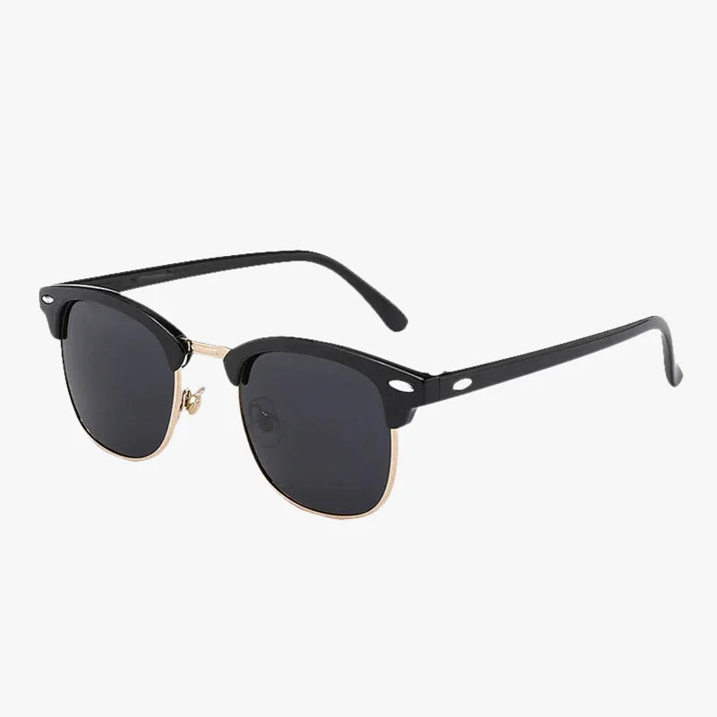 Lunette de soleil vintage homme noir