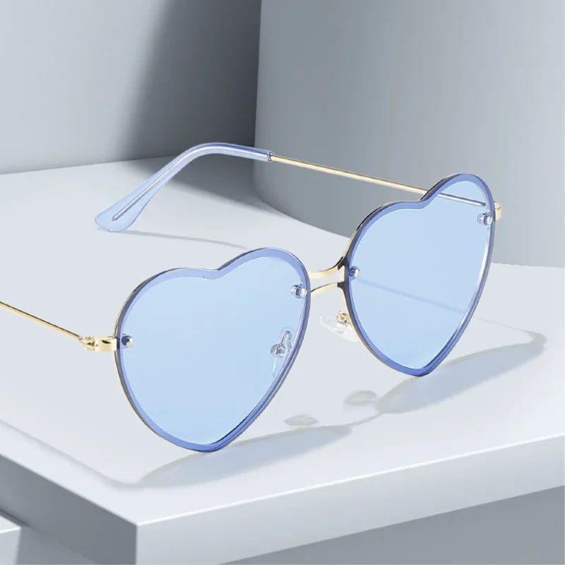 Lunettes de soleil coeur