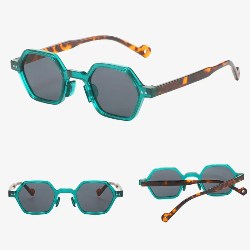 Lunettes de soleil octogonales