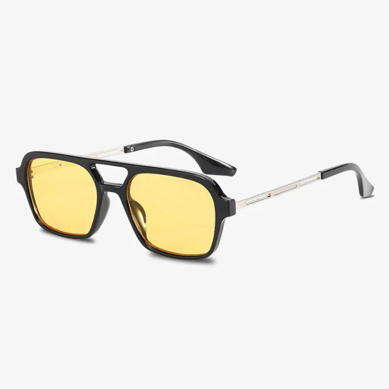 Lunettes de soleil old school jaune