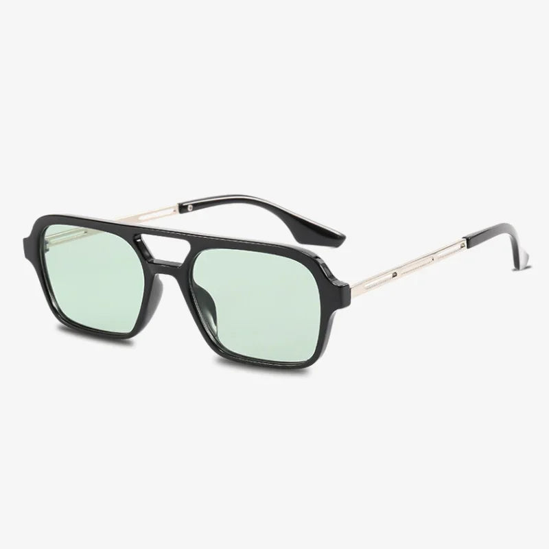 Lunettes de soleil old school vert