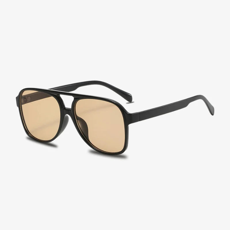 Lunettes de soleil rétro camel