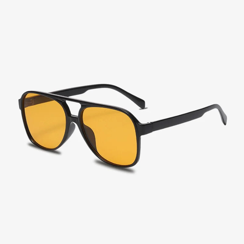 Lunettes de soleil rétro orange