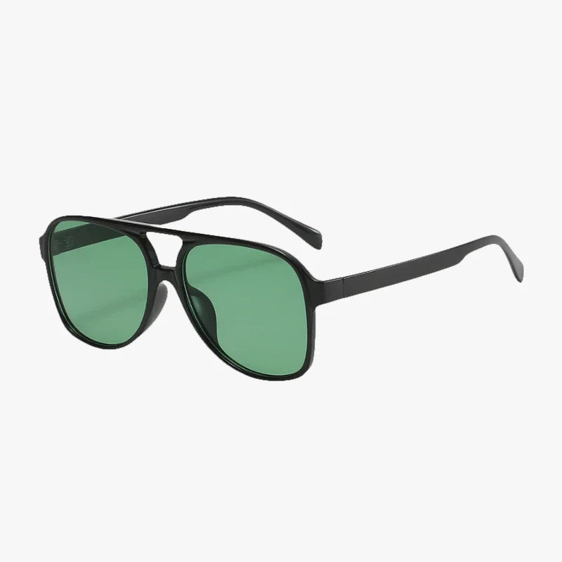 Lunettes de soleil rétro vert