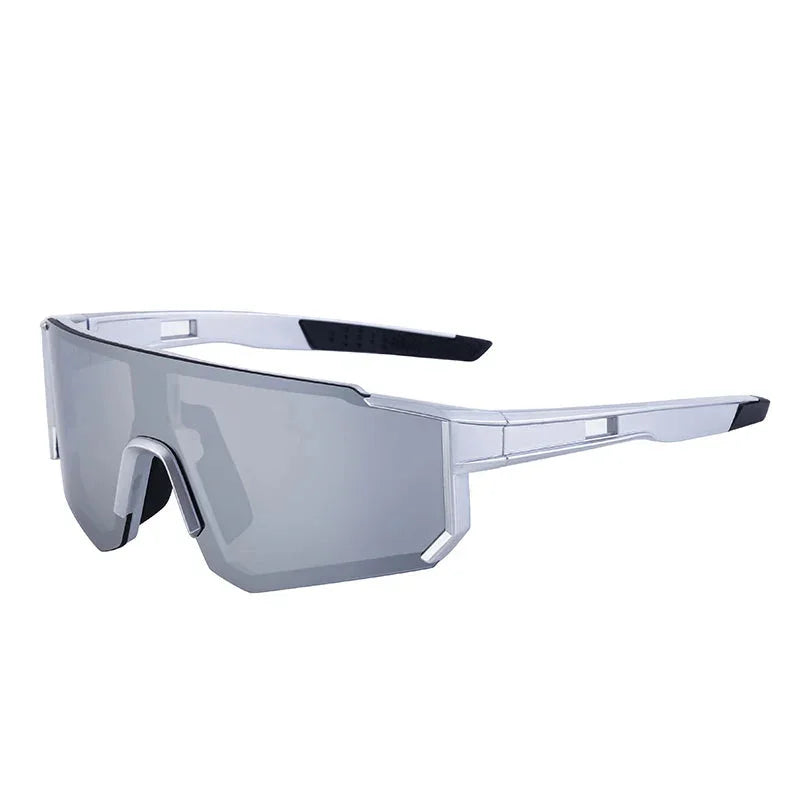 Lunettes de soleil sport gris clair