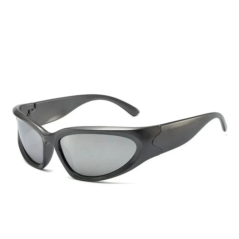 Lunettes de soleil sport punk gris foncé