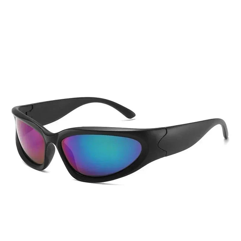 Lunettes de soleil sport punk violet