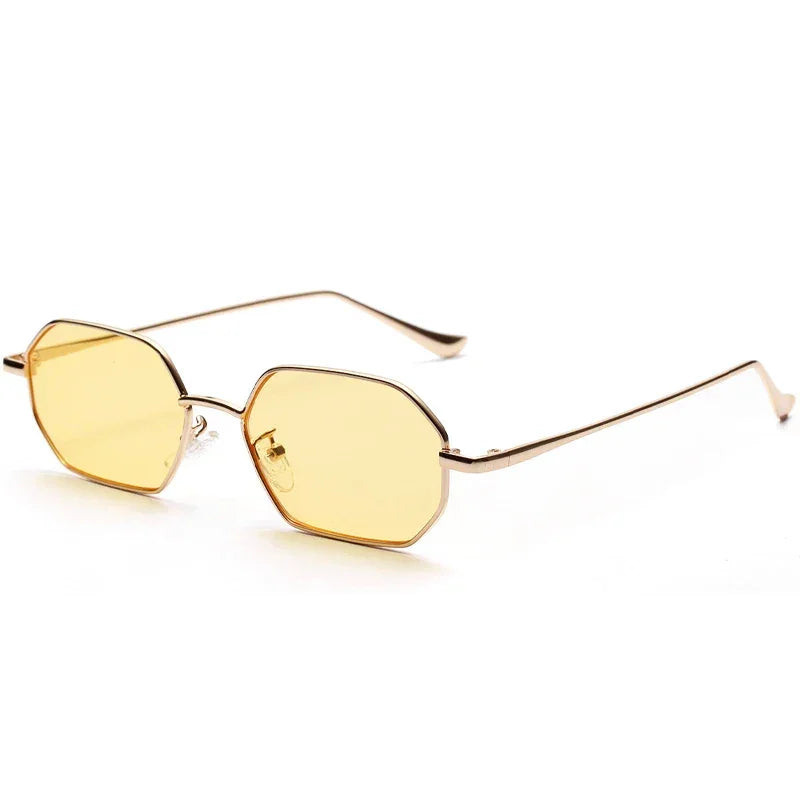 Lunettes de soleil tendance jaune