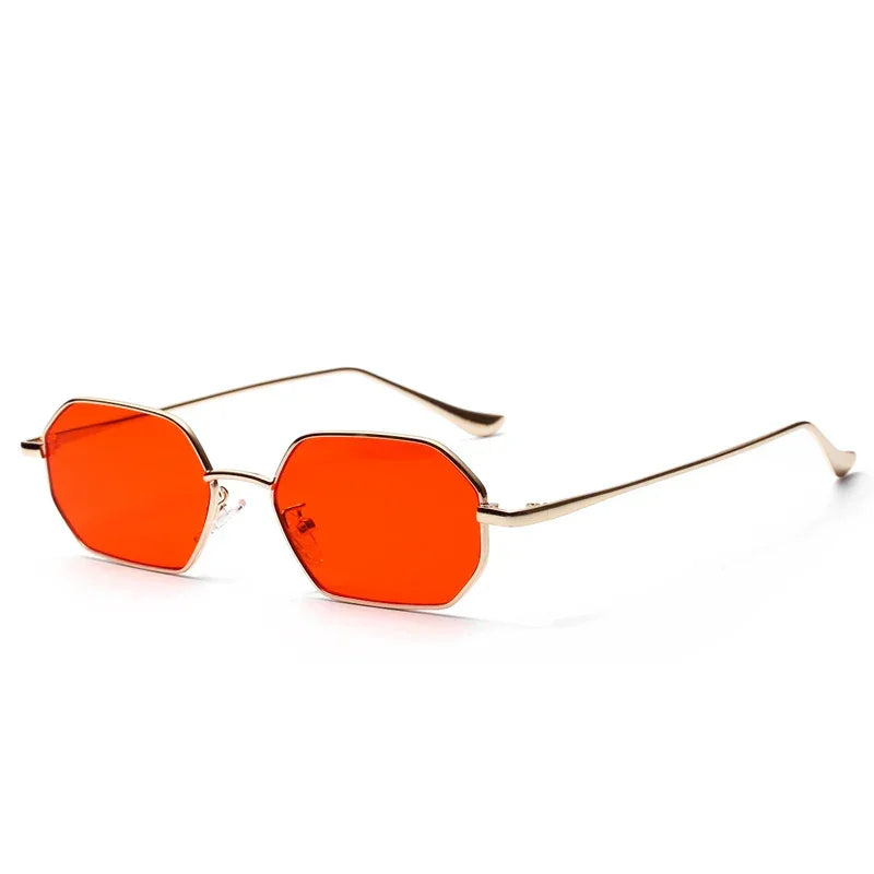 Lunettes de soleil tendance orange