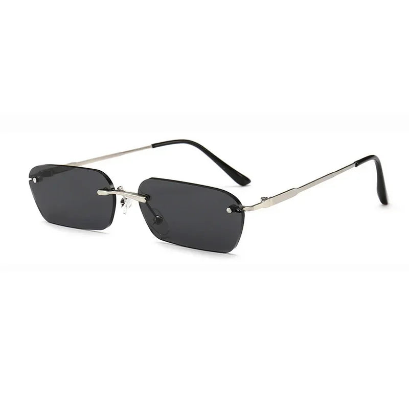 Lunettes de soleil transparentes noir gris