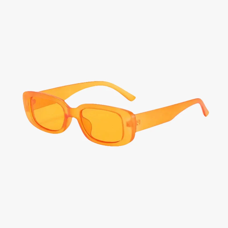 Lunettes de soleil transparentes orange