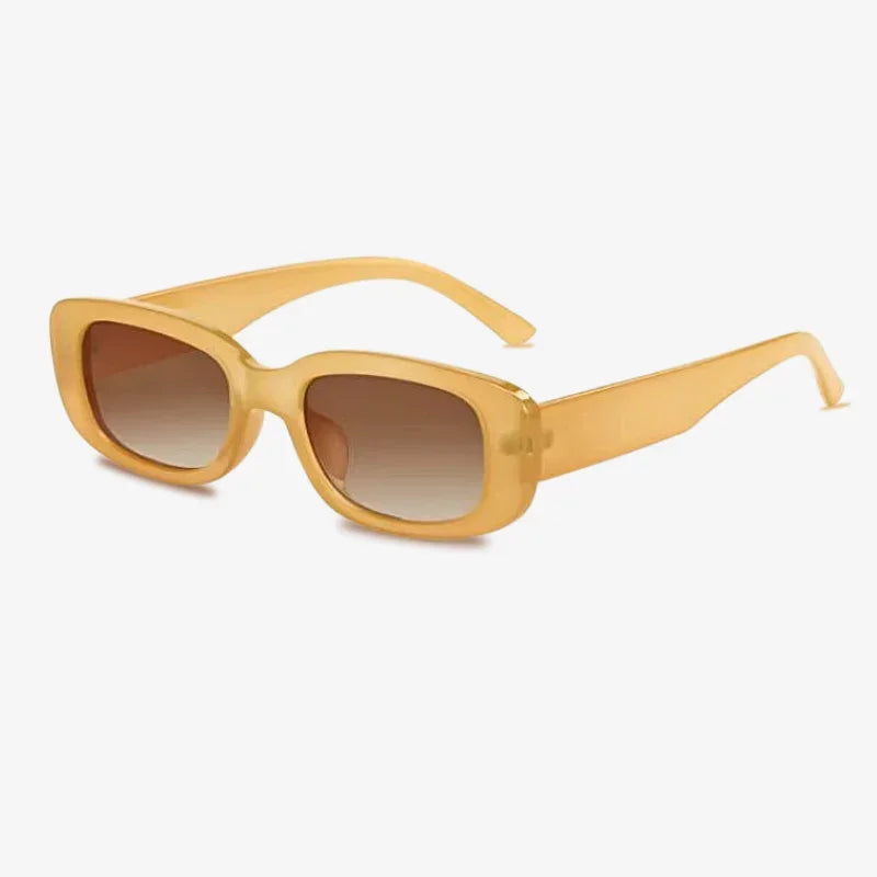 Lunettes de soleil transparentes orange transparent