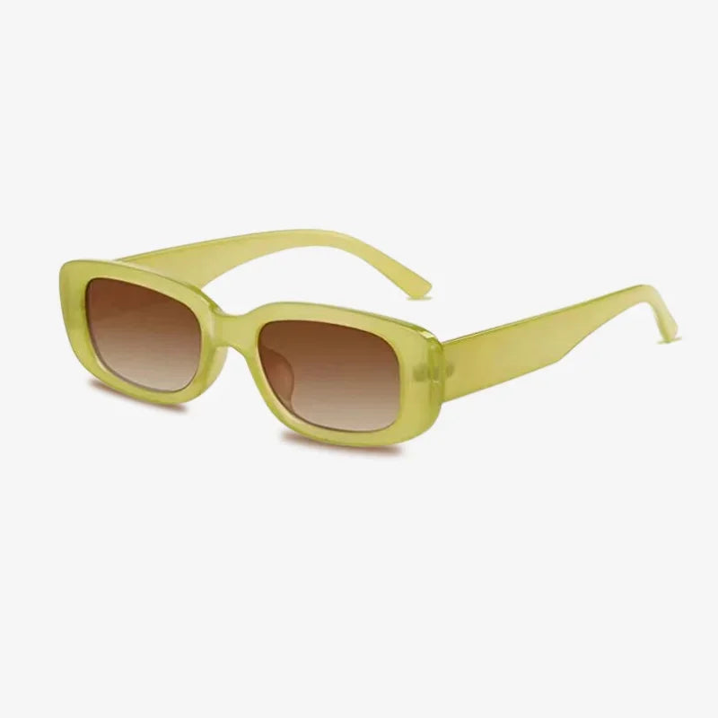 Lunettes de soleil transparentes vert