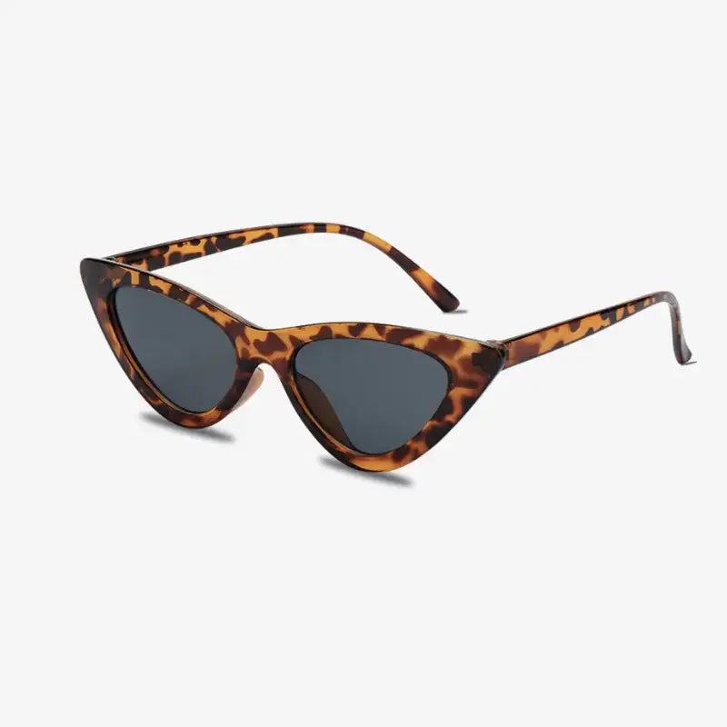 Lunette de soleil papillon couleur marron écaille
