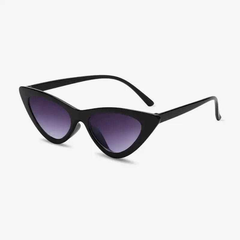 Lunette de soleil papillon couleur noir et verres violet
