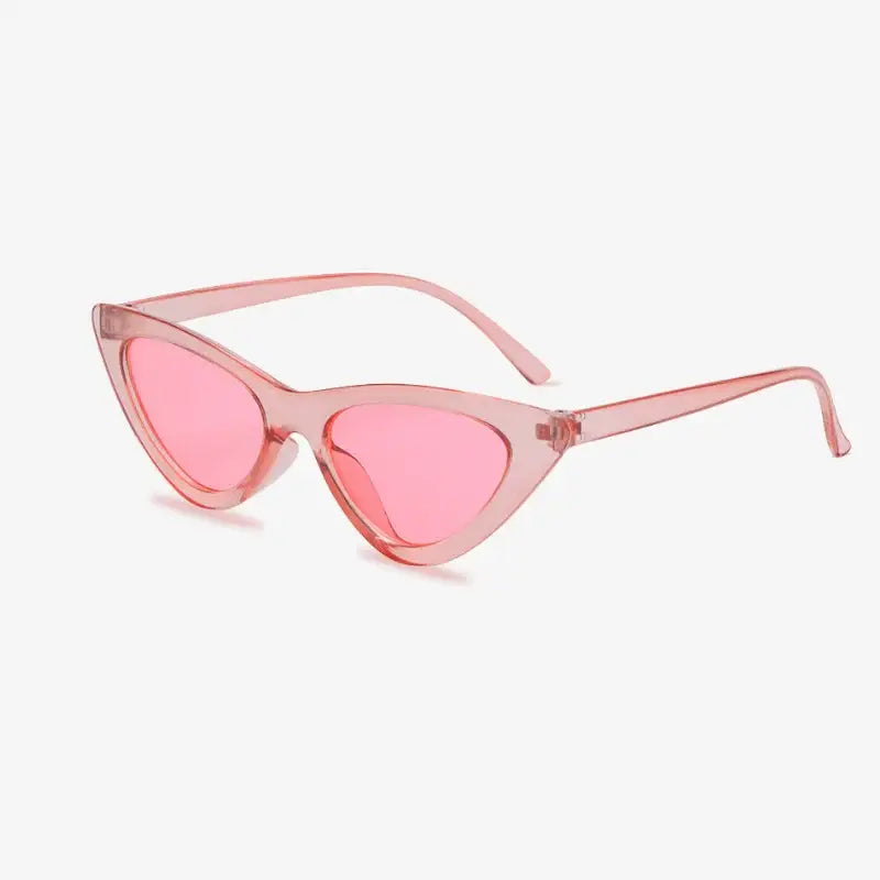 Lunette de soleil papillon couleur rose transparent