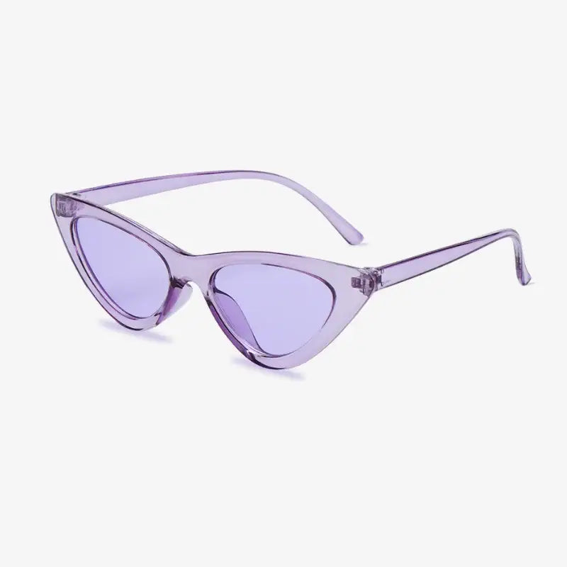 Lunette de soleil papillon couleur violet transparent
