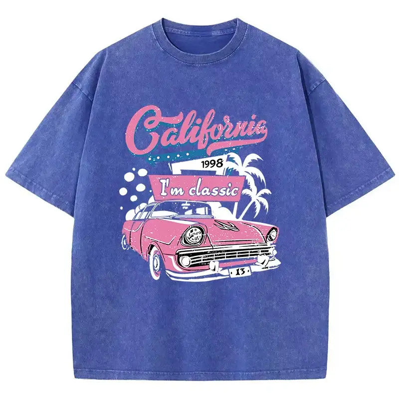 T-shirt california bleu / xs