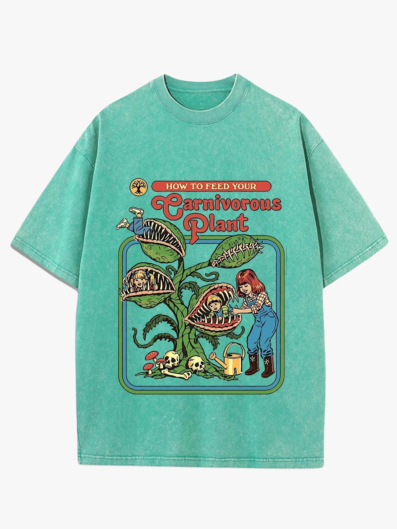 T-shirt carnivorous plant vert clair / xs