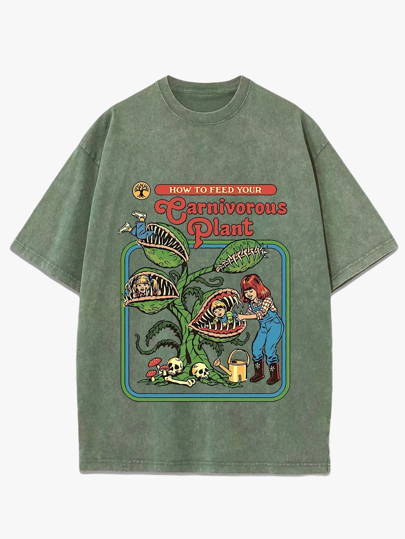 T-shirt carnivorous plant vert / xs