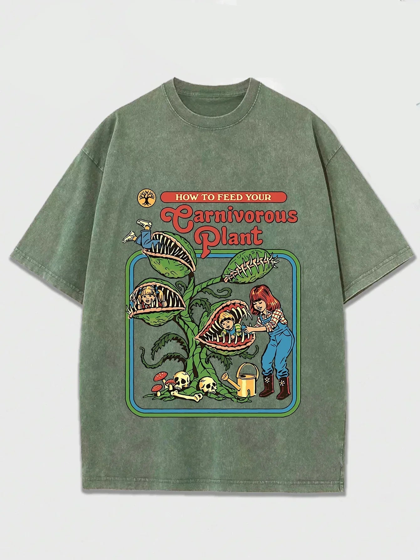 T-shirt carnivorous plant vert / xs