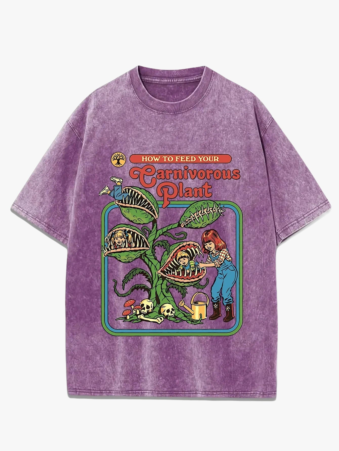 T-shirt carnivorous plant violet / xs