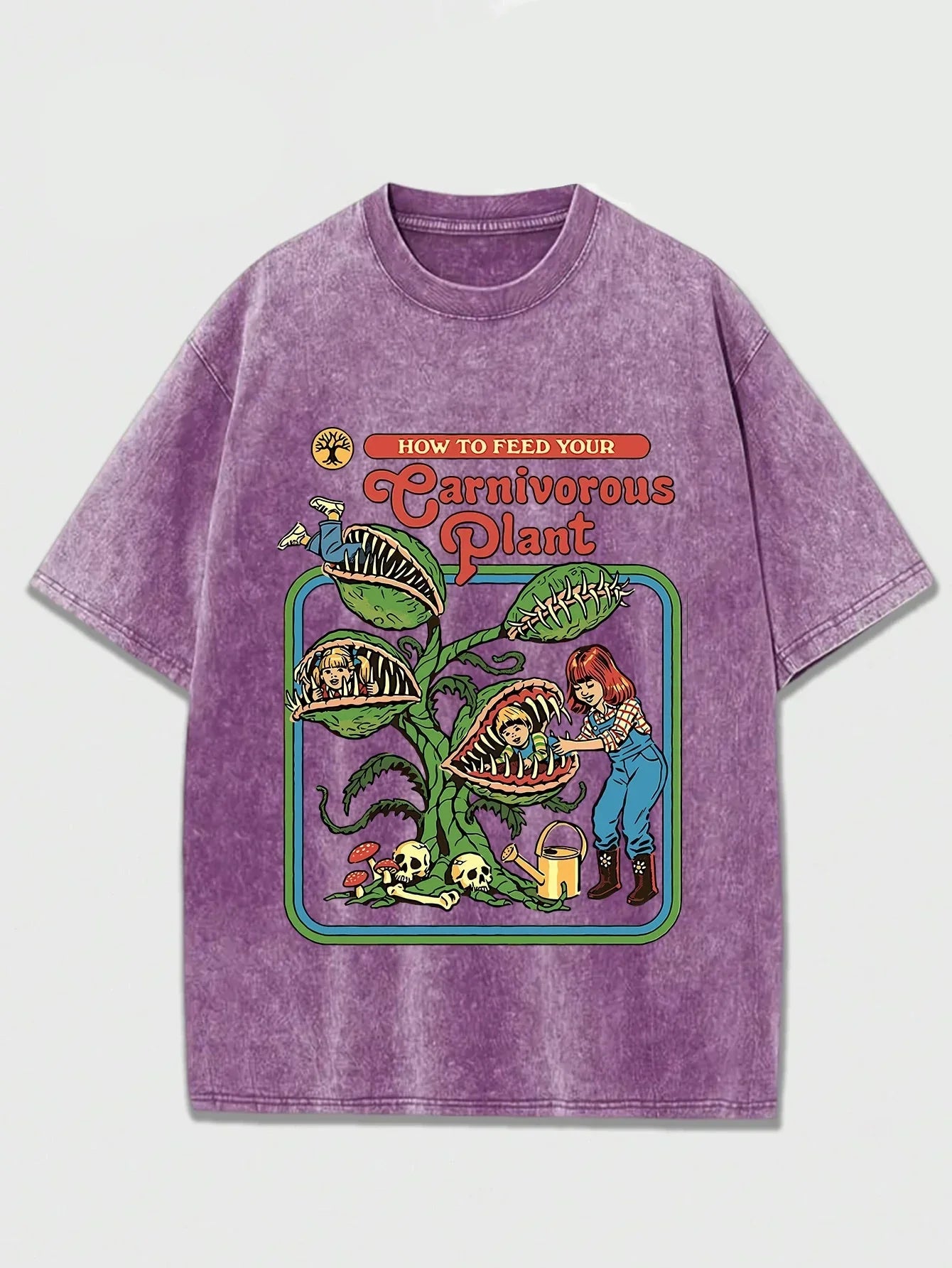 T-shirt carnivorous plant violet / xs
