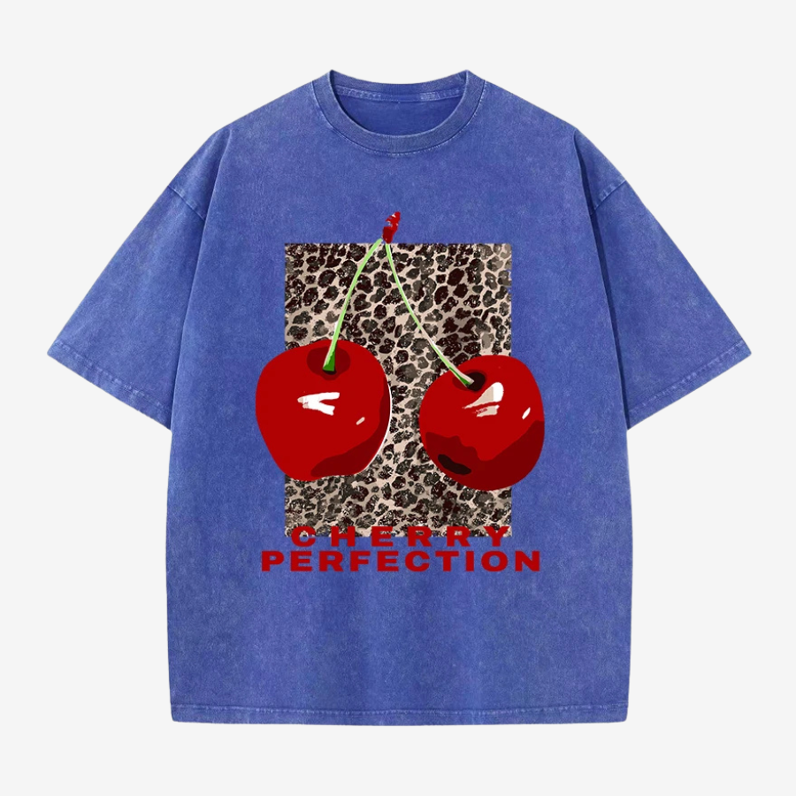 T-shirt cherry perfection bleu / s
