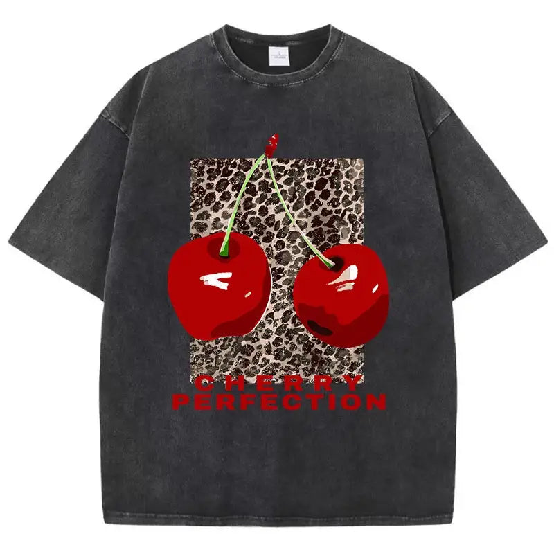 T-shirt cherry perfection noir / s