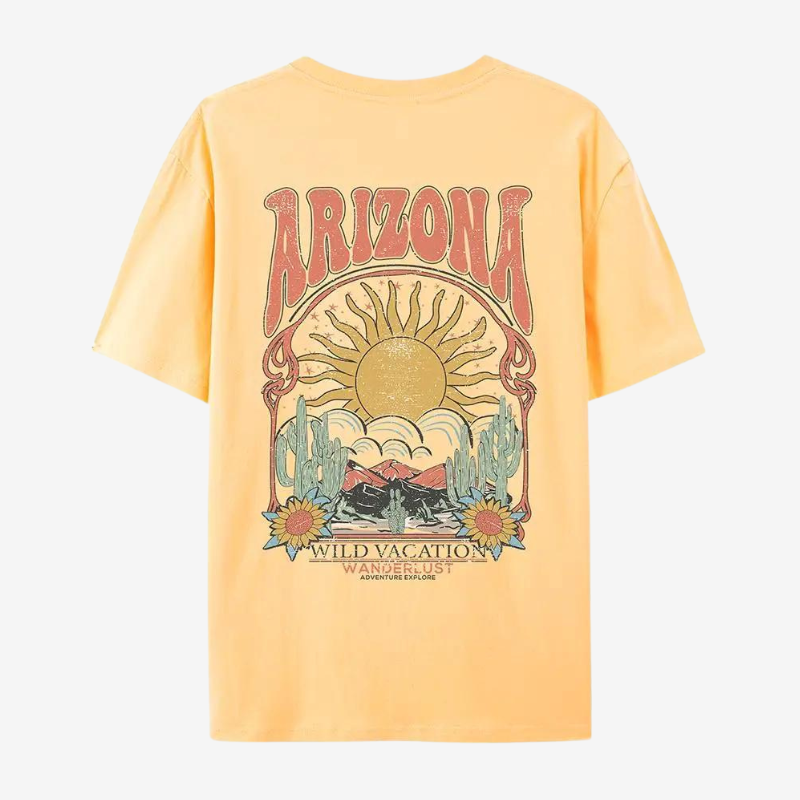 T-shirt femme arizona orange / s