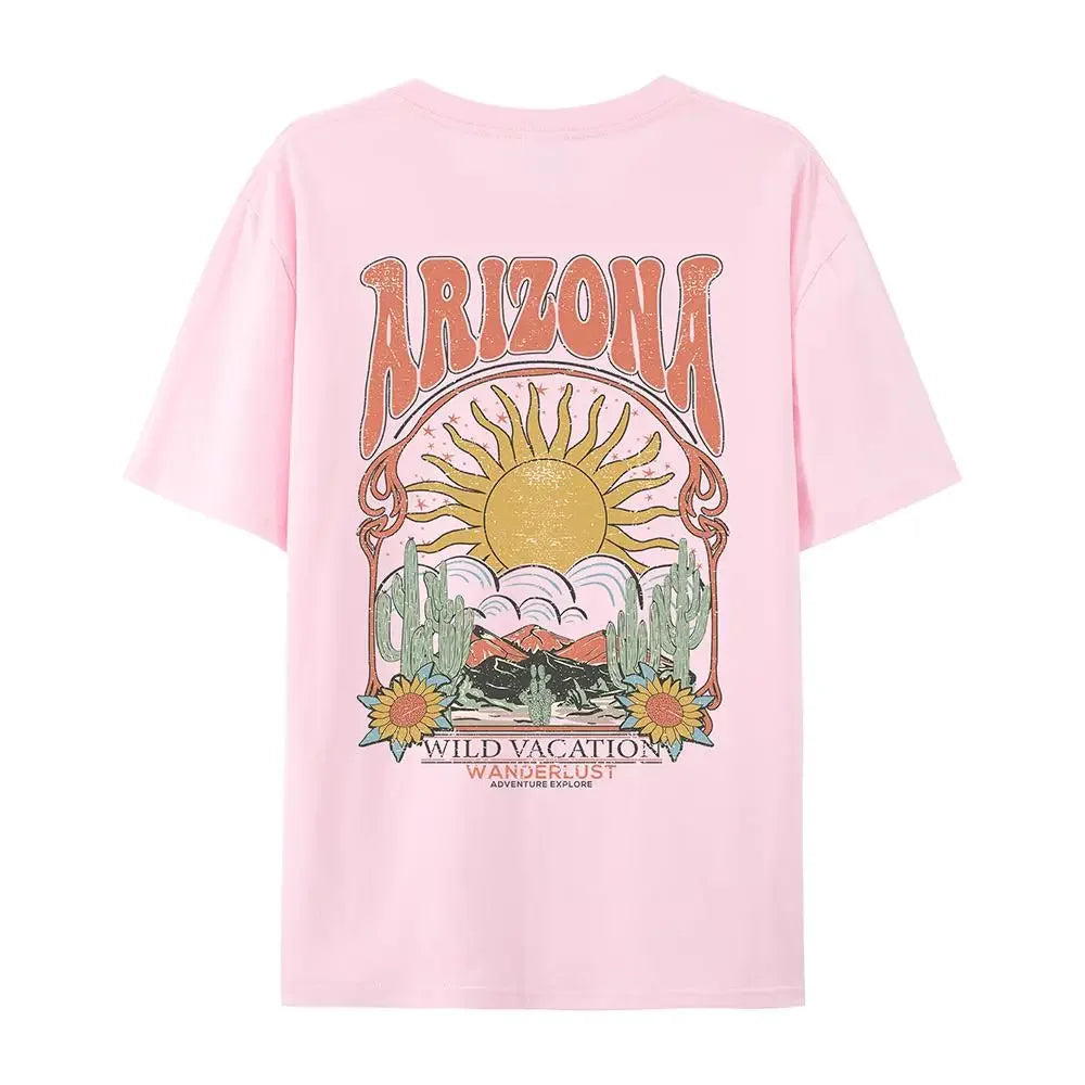 T-shirt femme arizona rose / s