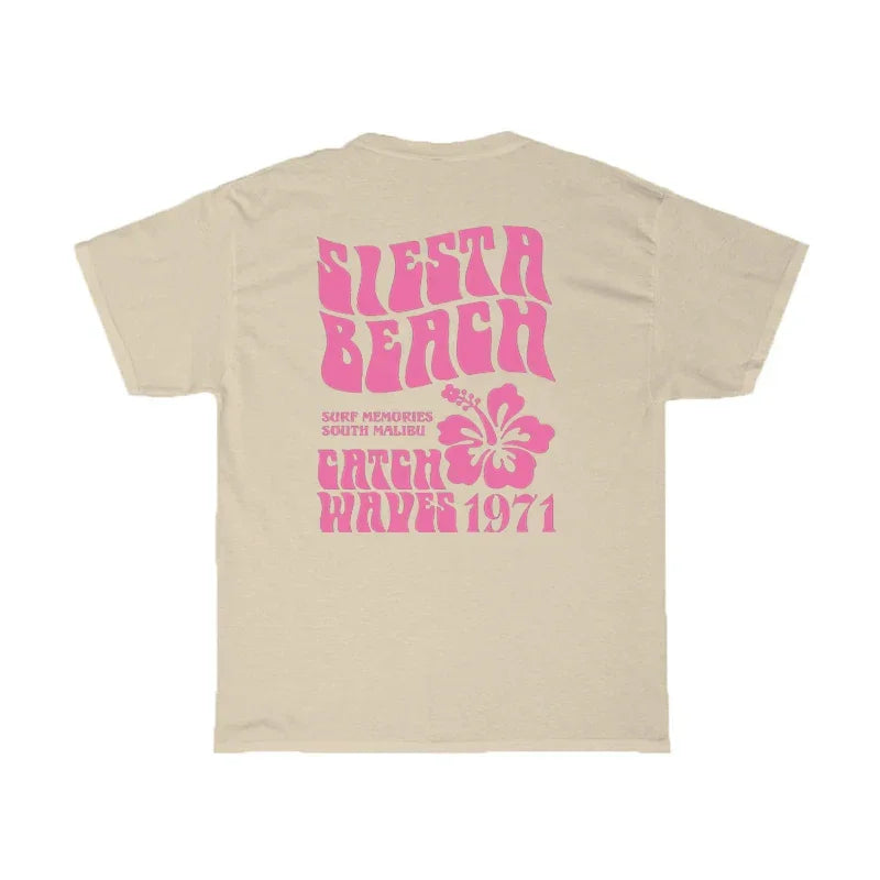 T-shirt femme siesta beach beige / s