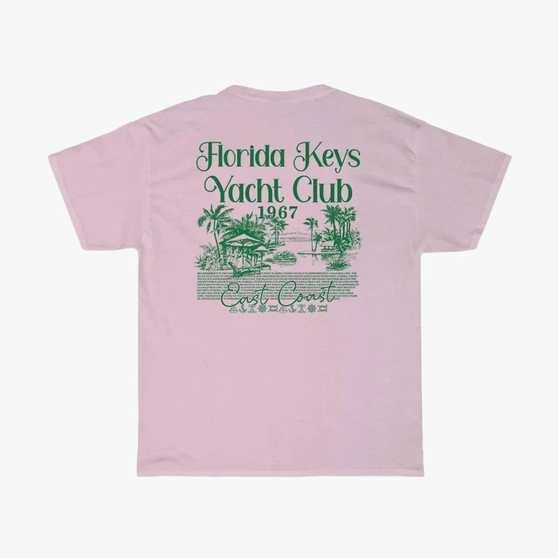 T-shirt florida yacht club rose / s