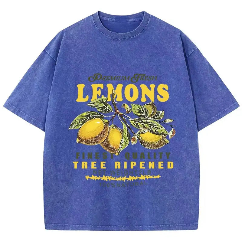 T-shirt lemons bleu / xs