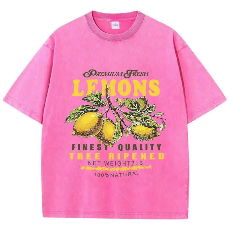 T-shirt lemons rose / xs
