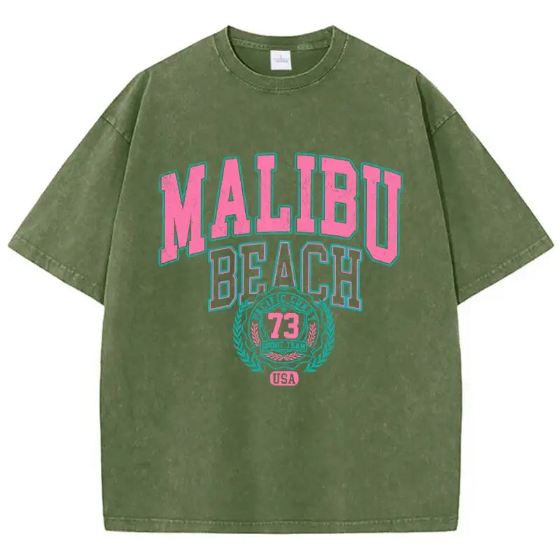 T-shirt malibu beach vert / xs