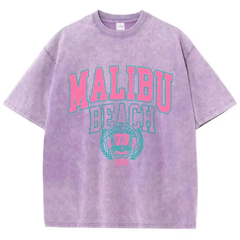 T-shirt malibu beach violet / xs