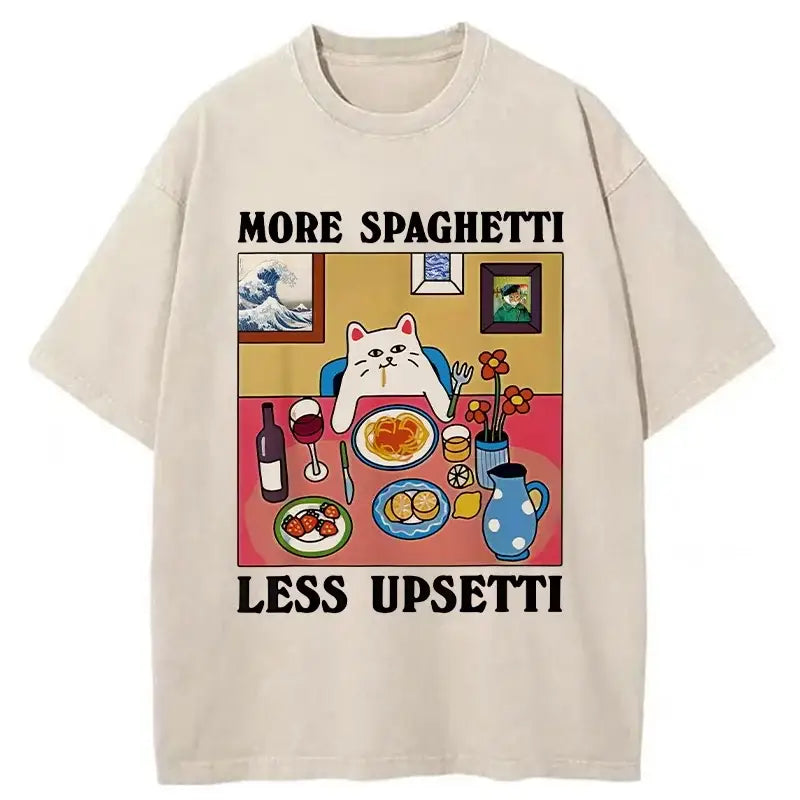 T-shirt more spaghetti beige / s