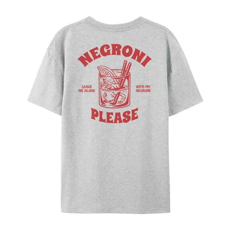 T-shirt negroni please gris / s