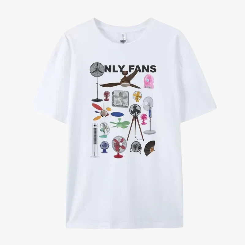 T-shirt only fans blanc / xs
