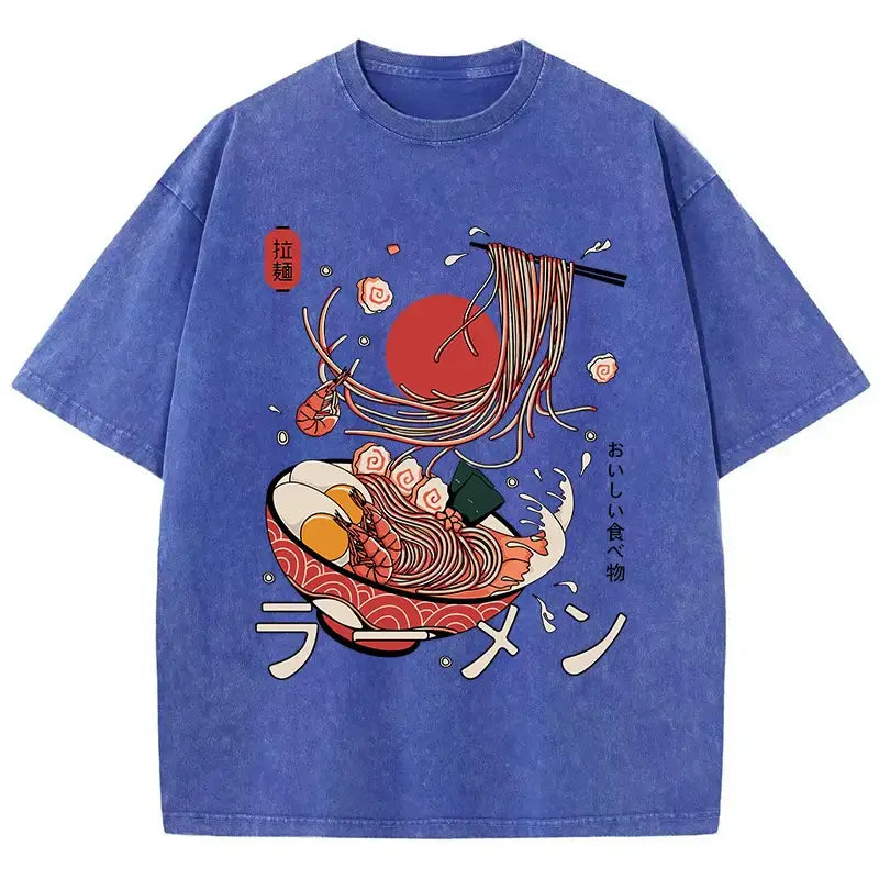 T-shirt ramen bleu / s
