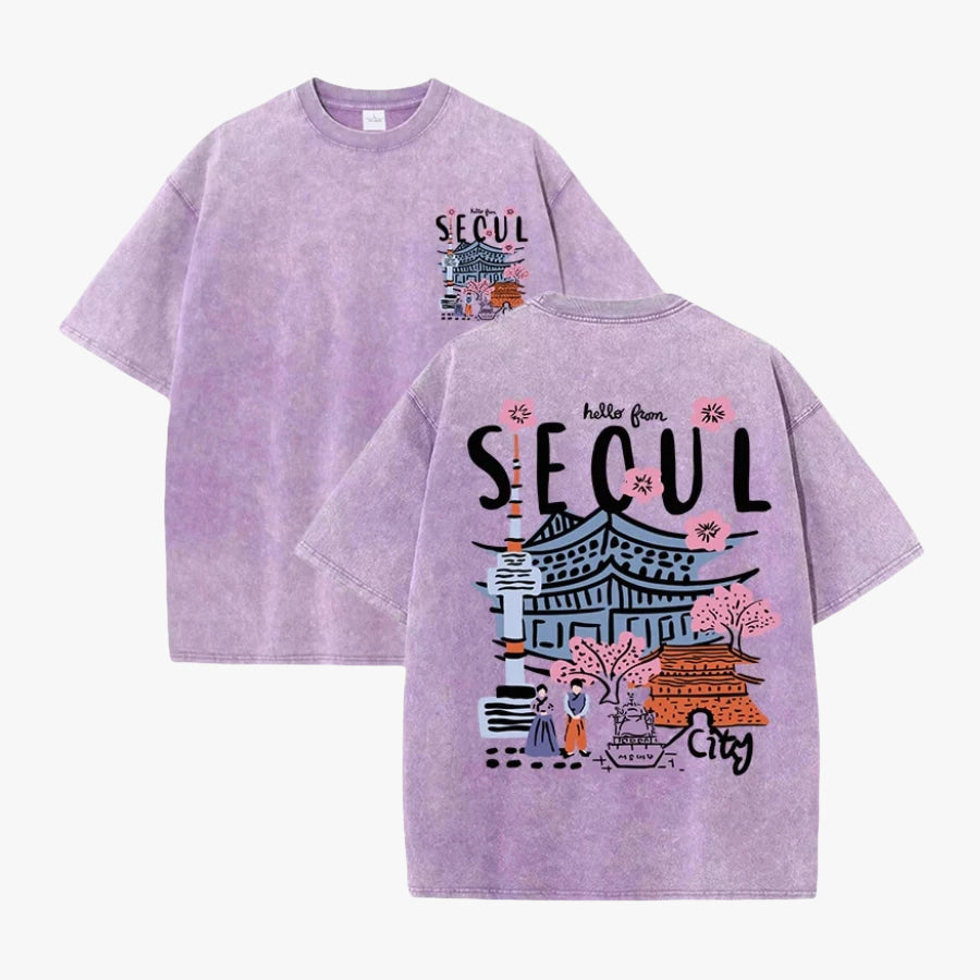 T-shirt seoul violet / xs